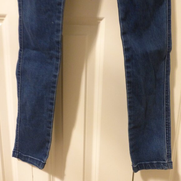 FOREVER 21 strapless tube dark wash denim jumpsuit - Picture 8 of 12